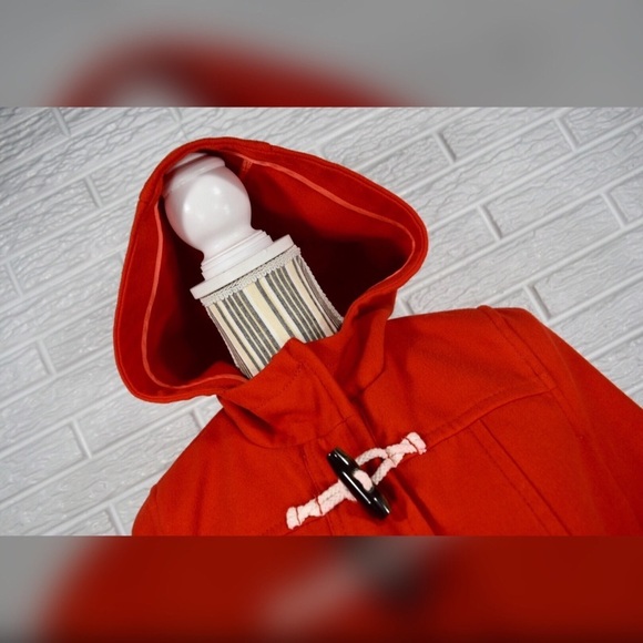 Old Navy Red Nautical Hooded Coat - Picture 3 of 8